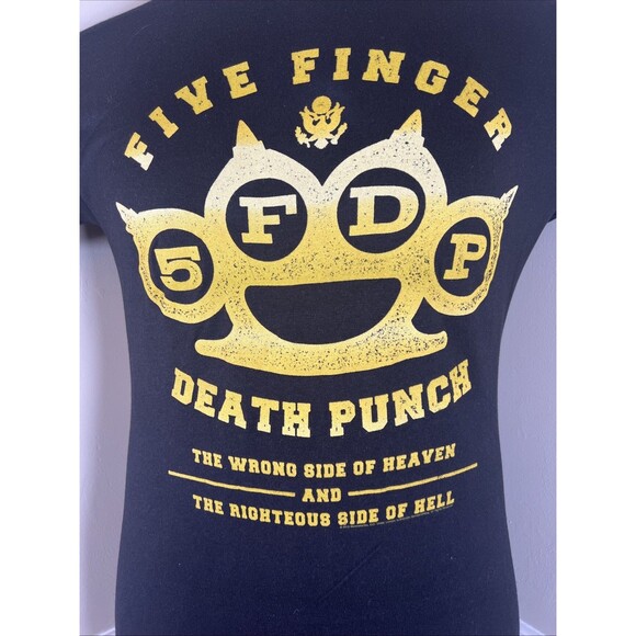 Five Finger Death Punch 2014 Tour‎ (Unisex) T-Shirt Black (Large) Metal Band - Picture 1 of 5